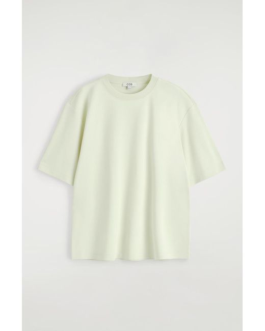 COS Green Oversized Cotton T-Shirt