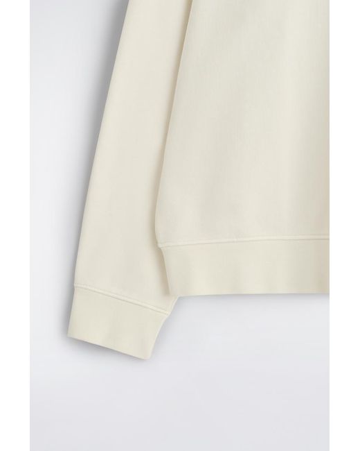 COS White Washed-Cotton Sweatshirt for men