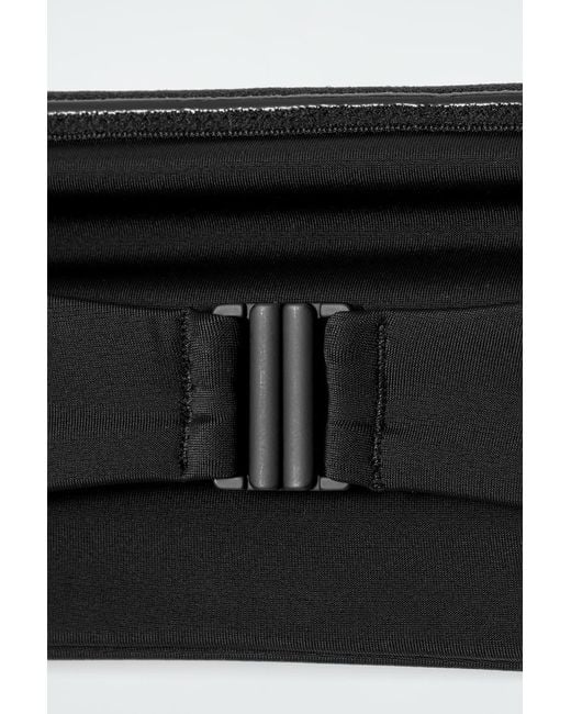COS Black Bandeau Bikini Top