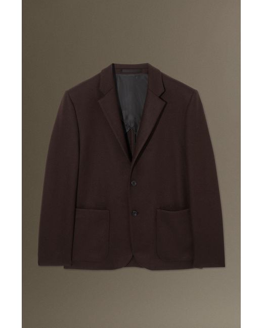 COS Gray Single-breasted Wool-jersey Blazer - Relaxed for men