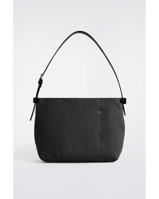 Borsa Messenger Utility di COS in Black da Uomo
