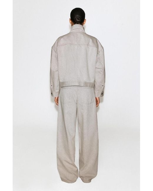 COS Natural Facade Straight-Leg Jeans