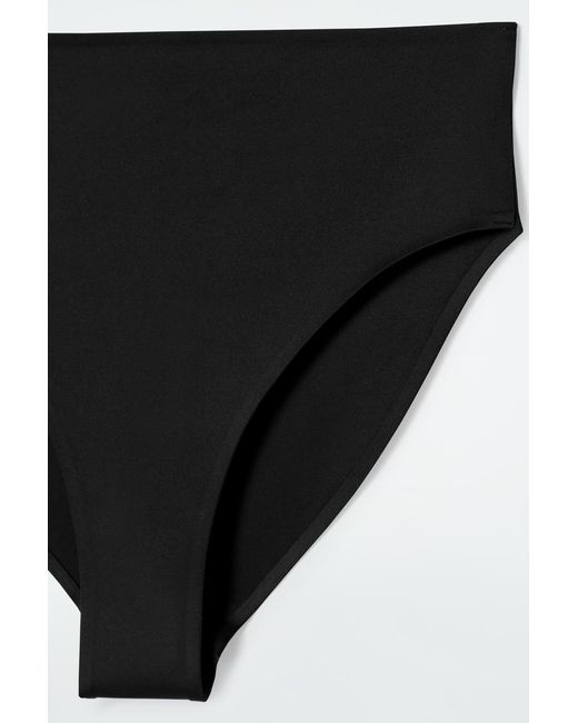 COS Black High-waisted Scuba Bikini Briefs