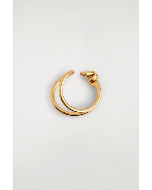 COS White Knotted Ring