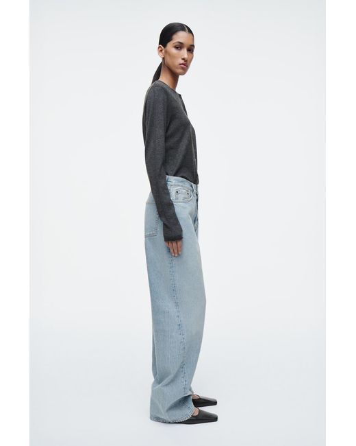 COS Blue Facade Straight-leg Jeans