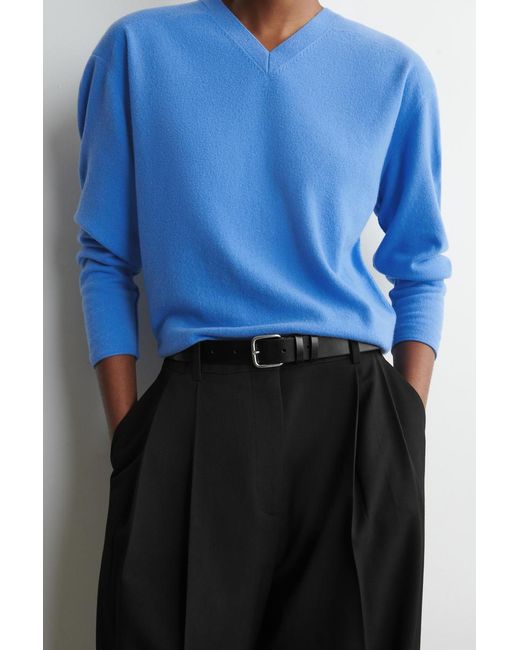 COS Black Klassischer Ledergürtel