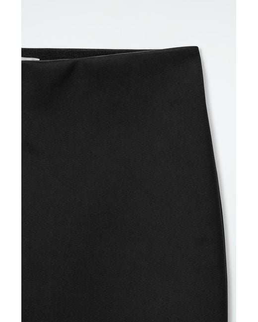 COS Black Scuba Capri Trousers