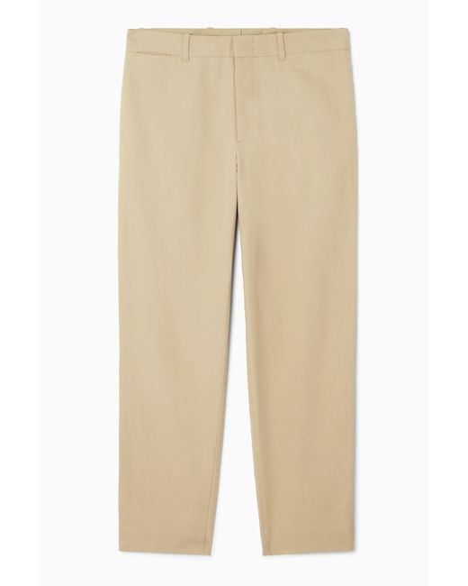 COS Natural Straight-leg Twill Chinos for men