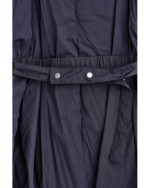 COS Blue Oversized Sculpted Down Puffer Jacket