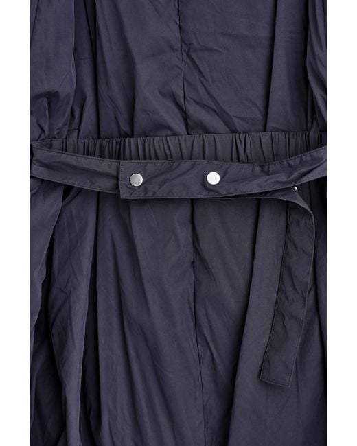 COS Blue Oversized Sculpted Down Puffer Jacket