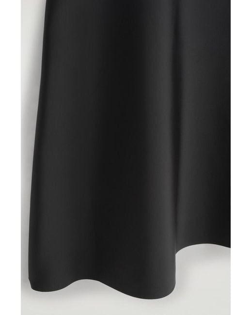 COS Black Scuba A-Line Mini Dress