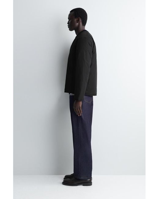 COS Black Reversible Quilted Jacket for men