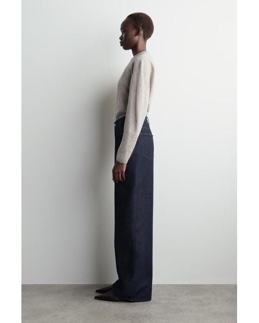 COS Blue Dial Wide-Leg Jeans