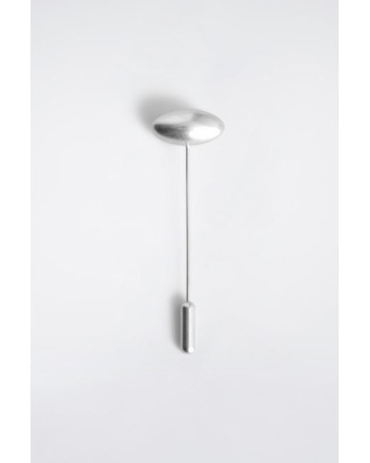 COS Blue Pebble Tie Pin for men