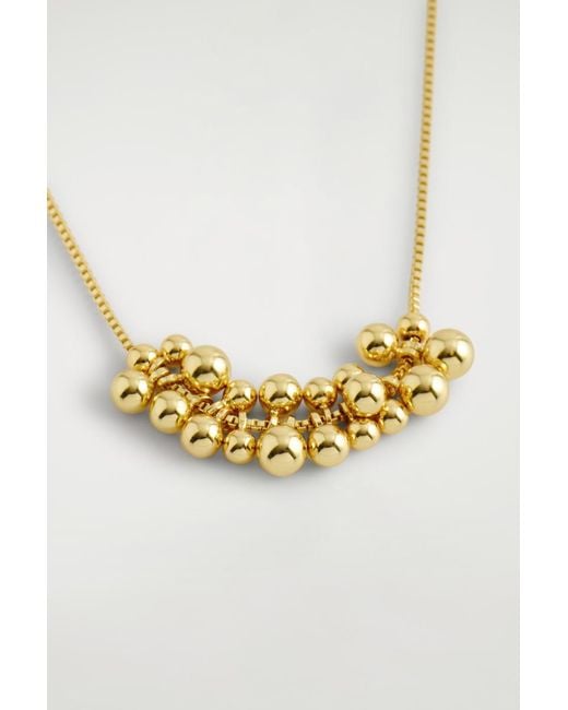 Collier À Pendentif Façon Grappe COS en coloris White