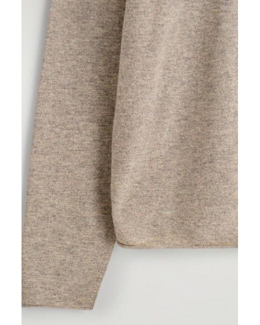 COS Natural Merino Wool Crew-Neck Jumper