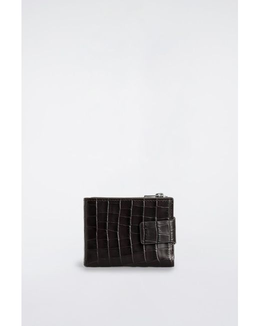 COS White Leather Wallet for men