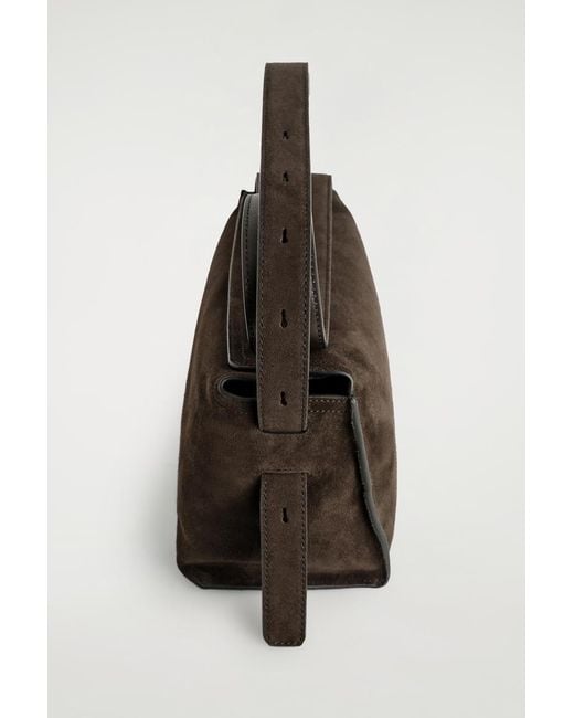 COS Brown Plinth Crossbody Bag