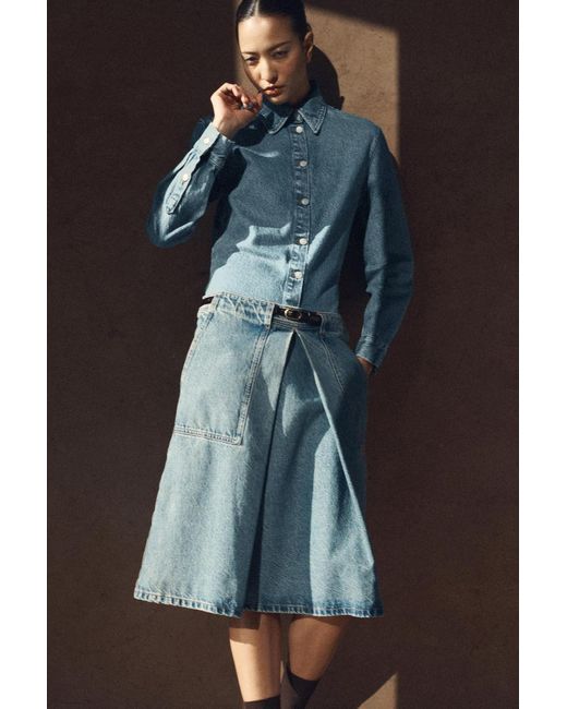 COS Blue Denim Shirt