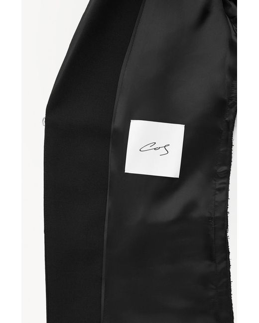 COS Black The Deconstructed Blazer