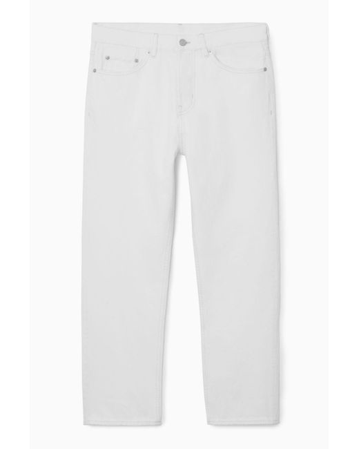 COS White Skim Jeans - Straight/cropped for men