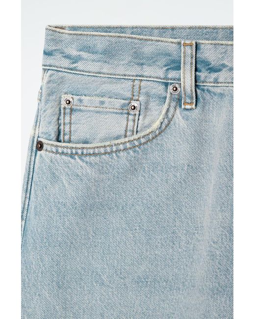 COS Blue Facade Straight-leg Jeans