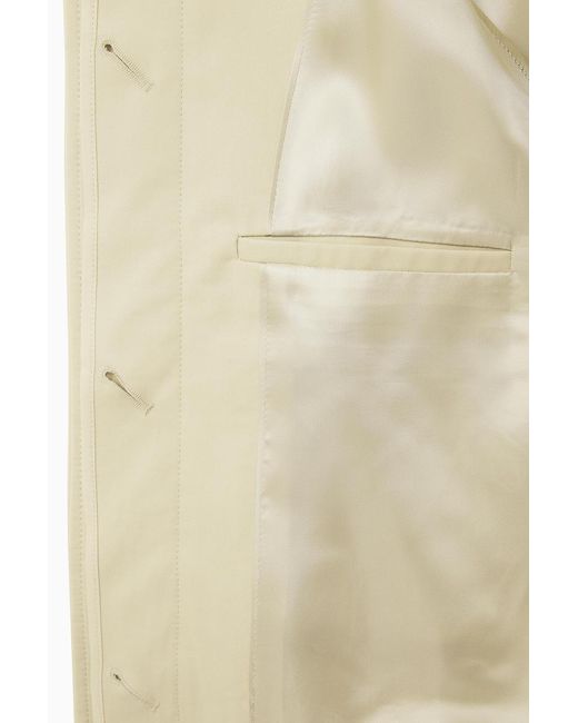 COS Natural Short Twill Trench Coat