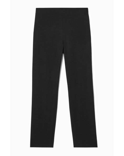 COS Black Slim-fit Tailored Trousers
