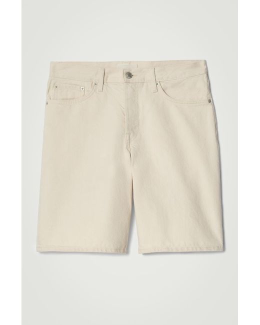 COS Natural Denim Shorts for men