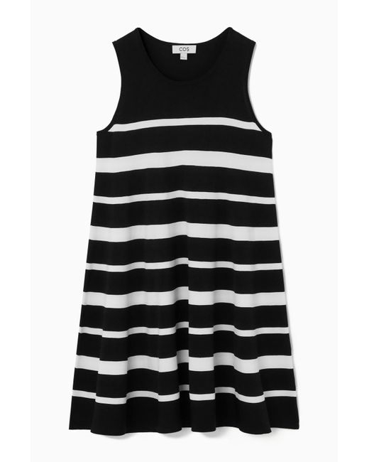 COS Black Knitted Mini Dress