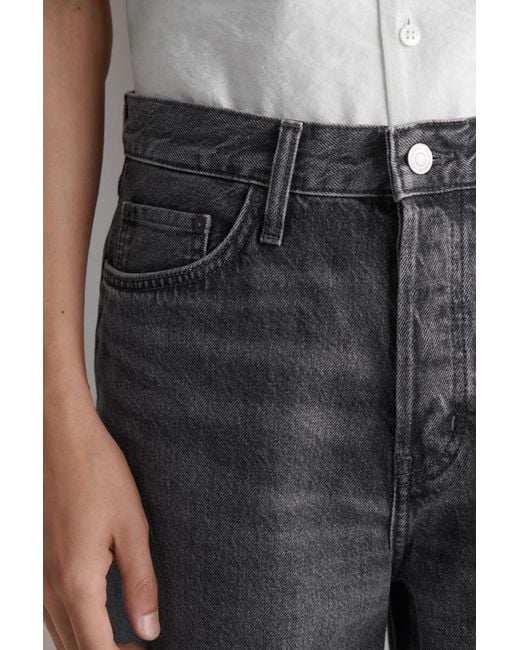 COS Gray Rider Relaxed-Fit Denim Shorts for men