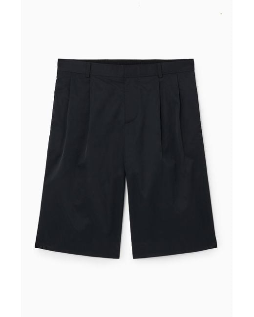 COS Lange Shorts Aus Nylon in Blue für Herren