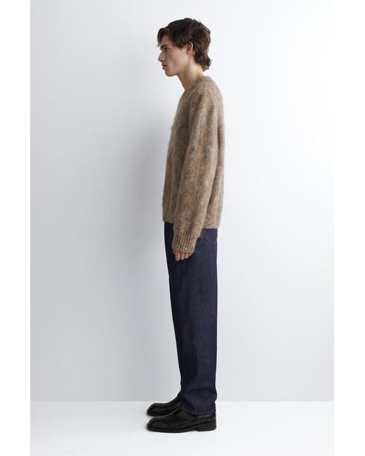 COS Natural Space-Dyed Mohair-Blend Crew-Neck Sweater for men