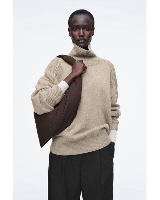 COS Black Kite Shoulder Bag
