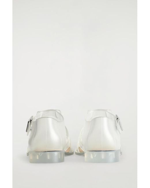 COS White Jelly Fisherman Sandals