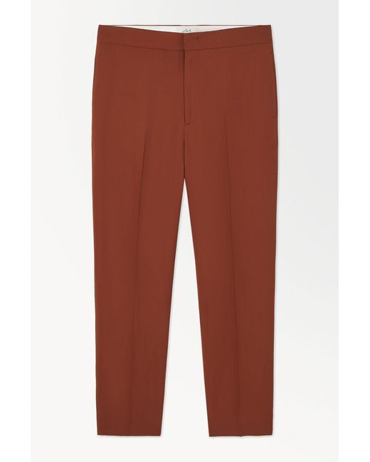 COS The Tapered Wool Twill Suit Trousers for men