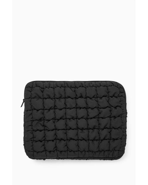 COS Quilted Laptop Case in Black for Men Lyst