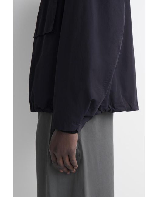 COS Blue Packable-Hood Windbreaker Jacket for men