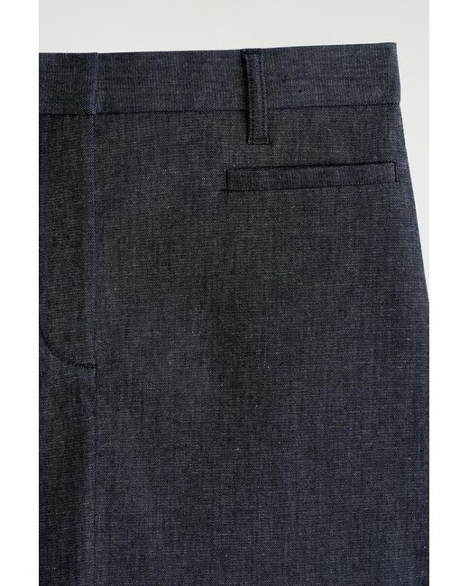 COS Blue Denim Mini Skirt