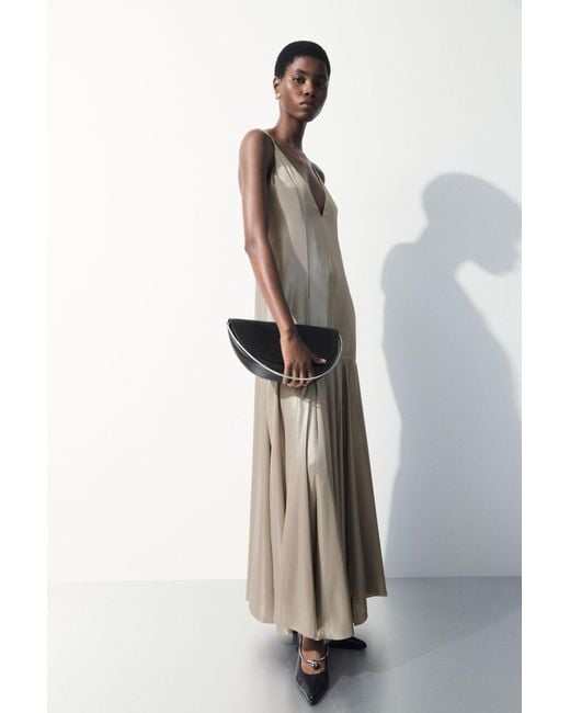 Cos silk cheap slip dress