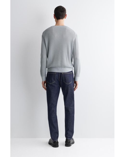 COS Blue Slim-Fit Straight-Leg Jeans for men