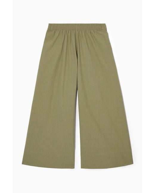 COS Green Voluminous Culottes