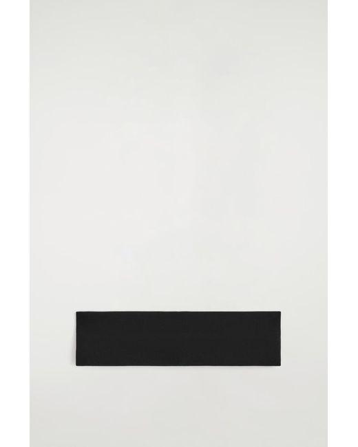 COS White Jersey Headband