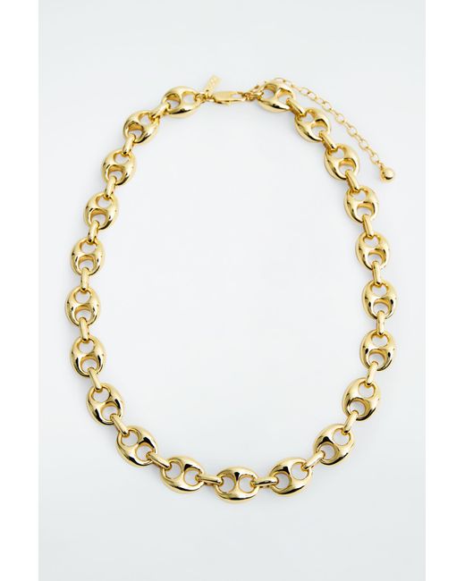 COS Metallic Chunky Mariner-chain Necklace