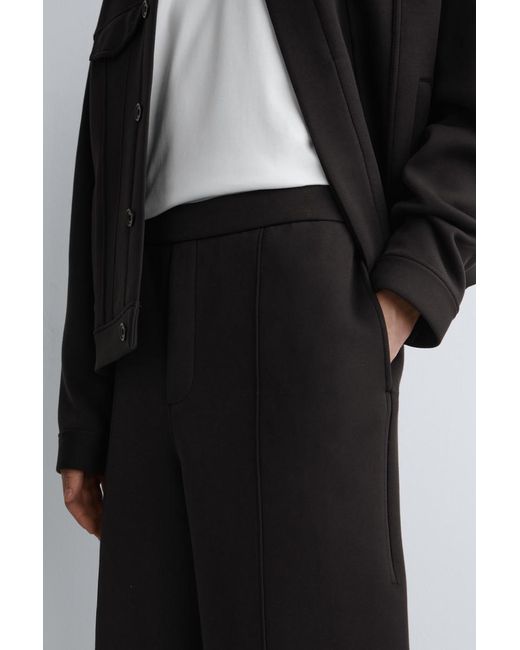 COS Black Scuba Straight-Leg Pants for men