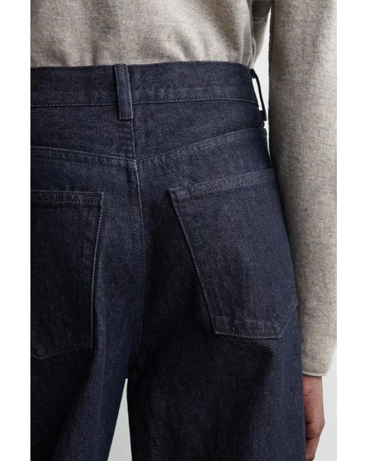 COS Blue Dial Wide-Leg Jeans