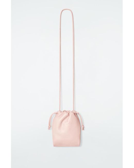 COS White Cavatelli Phone Pouch