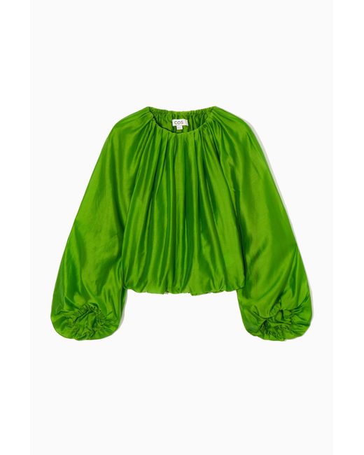 COS Green Parachute Blouse