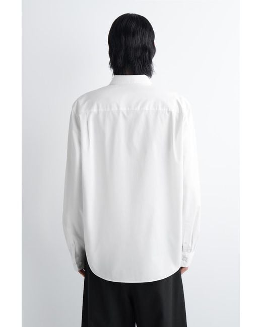 COS White Classic Cotton Shirt for men