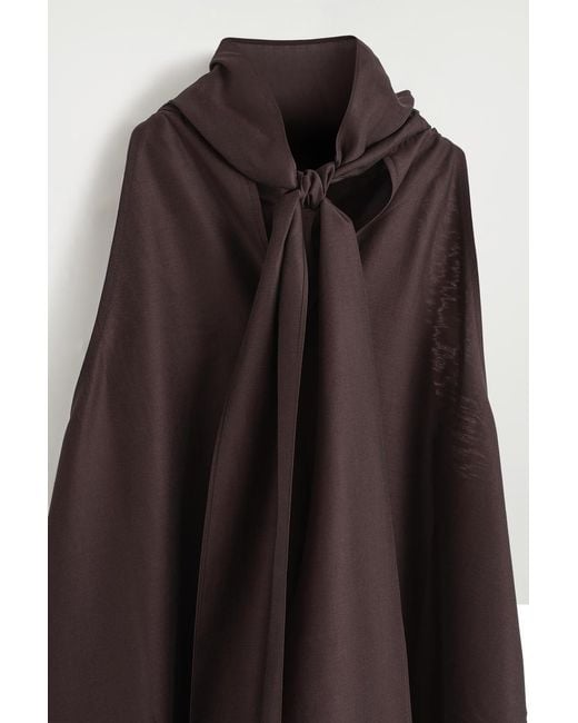 COS Fluid Halterneck Mini Dress in Brown | Lyst COS Fluid Halterneck Mini Dress in Brown | Lyst